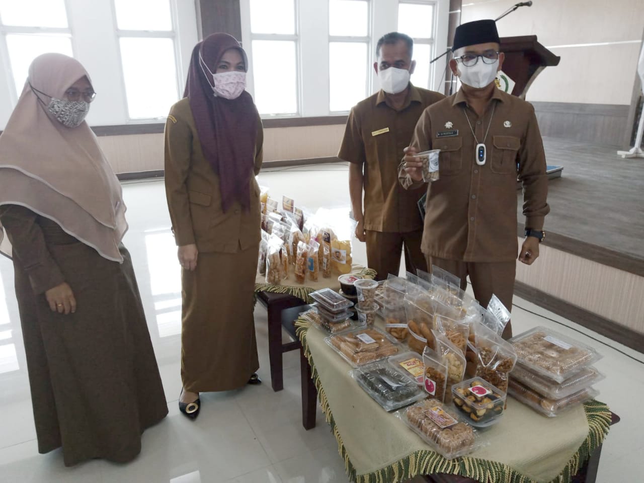 Foto: PIRT Aceh Utara mengikuti bimbingan teknis penyuluhan keamanan pangan. @Istimewa