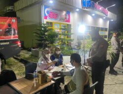 Polres Lhokseumawe Buka  Layanan Vaksin Covid-19 di Kafe saat Malam Hari