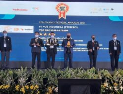 Pos Indonesia Raih 4 Penghargaan TOP GRC Awards 2021