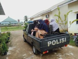 Polsek Blang Mangat Mobilisasi Santriwati dan Mahasiswa Ikut Vaksinasi Covid-19