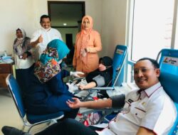 Peringati Hari Ibu, DWP Aceh Utara Gelar Donor Darah Massal dan Vaksinasi Covid-19