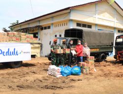 Pertamina PAG Gandeng Arhanud dan Paskhas Salurkan Bantuan Sembako Untuk Korban Banjir di Aceh Utara