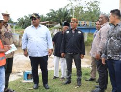 Wabup Aceh Utara Tinjau Proyek Bendungan Krueng Pase, Begini Kondisinya