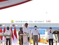 Jokowi Resmikan Jalan Tol Binjai-Langsa Seksi I Binjai-Stabat