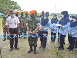 Dankipan B Yonko 469 Kopasgat Meresmikan Stand UMKM “Jingga.belle” PIA Ardhya Garini di Bandara Malikussaleh