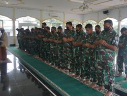 TNI AL Lanal Lhokseumawe Gelar Sholat Gaib Dan Do’a Bersama Atas Gugurnya 2 Prajurit Marinir Di Papua