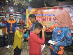 Jelang Lebaran, Malikussaleh Shooting Club Binaan Kopasgat Lhokseumawe Santuni Anak Yatim dan Buka Puasa bersama