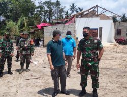 Dandim 0413/Bangka Pimpin Rapat Percepatan Penanggulangan Pasca Bencana Angin Puting Beliung