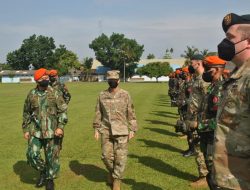 Upacara Pembukaan Balance Arrow Iron 2022 Satbravo 90 KopasgatÃ‚Â  dengan US SOCPAC di Yonko 469 Kopasgat Medan