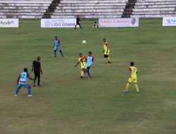 Lawan Perumda Tirta Pase FC, PS Kodim Aceh Utara Unggul 2-0