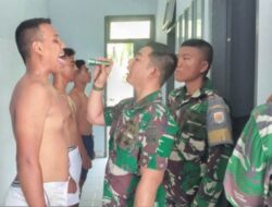 Seleksi Masuk Calon Prajurit TNI AL, Lanal Lhokseumawe Cek Kesehatan Awal Bagi Putra Aceh