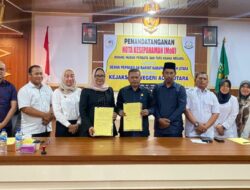 Optimalkan Penyelesaian Hukum, Kejari Aceh Utara Teken MoU dengan DPRK