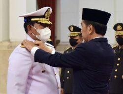 Jokowi Resmi Lantik Laksamana Yudo Margono Jadi Panglima TNI