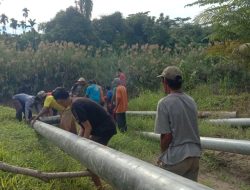 Antisipasi Kekeringan Sawah, Petani di Kecamatan Tanah Luas Optimalkan Pompa Air