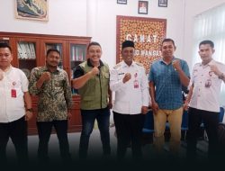 Panwascam Blang Mangat Silaturrahmi Bersama Muspika Menyongsong Pemilu 2024