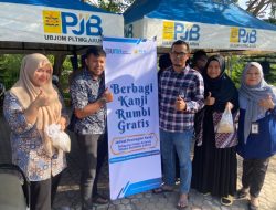 PLTMG Arun berbagi Kanji Rumbi Gratis ke Masyarakat