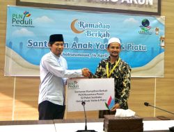 PLN NP UP Arun Santuni Anak Yatim dan Beri Bantuan Sembako