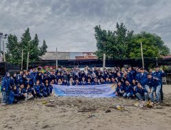 Said Fachri Komisi C DPRK Bersama Pemko dan Mahasiswa Lakukan Aksi Bersih Pantai Ujong Blang Lhokseumawe