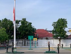 Dandim Aceh Utara Pimpin Upacara Bendera Mingguan