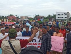 Ratusan Petani Aceh Utara Tuntut Penyelesaian Bendungan Krueng Pase