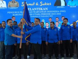 PWI Aceh Lantik Pengurus PWI Aceh Utara Periode 2023-2026