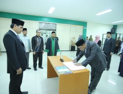 Rektor Lantik Para Pejabat Baru UIN Ar-Raniry