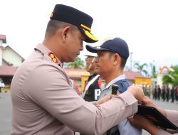 Kapolres Lhokseumawe Pimpin Apel Gelar Pasukan Operasi Mantap Brata Seulawah