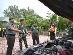 Jelang Pemilu 2024, Yonif 113/JS Hadiri Apel Gelar Pasukan Kesiapan Materil dan Personel