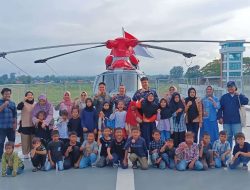 Anak Pesisir Lhokseumawe Ngaku Senang Bisa Naik Kapal Perang KRI Bontang 907