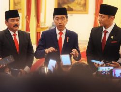 Jokowi Lantik Hadi Tjahjanto Jadi Menko Polhukam dan AHY Jadi Menteri ATR