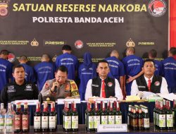 Polisi Tangkap 11 Orang Nekat Jual Miras Selama Ramadan di Aceh, Pelaku Diancam Hukuman Cambuk