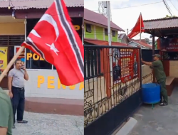 Geger! Warga Samalanga Pasang Bendera Bulan Bintang di Polsek, Ini Kata Kapolres