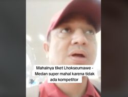 Warga Keluhkan Mahalnya Harga Tiket Pesawat Lhokseumawe-Medan Tembus Rp1,4 Juta