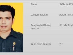 Pernah Dipecat karena “Nyabu”, Mantan Hakim Danu Arman Kini Jadi PNS di PN Yogyakarta