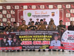 Muspika Dewantara Sepakat Berantas Judi Online