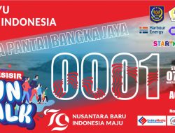 Peringati HUT RI Ke-79: Besok Minggu, Ribuan Warga Akan Ikuti Funwalk Pesisir dan Marathon Gembira di Pantai Bangka Jaya