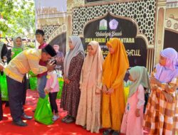 Peringati Maulid Nabi, SMA Negeri 1 Dewantara Santuni 30 Anak Yatim