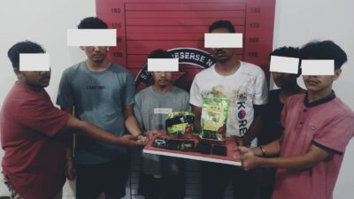 Sita 2,5 Sabu, Polres Aceh Utara Berkah Tujuh Pemuda Perdagangan Narkoba Antar Kabupaten/Kota