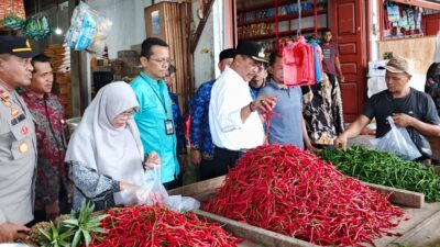 Tim Pengedalian Inflasi Daerah Lhokseumawe Sidak Pasar