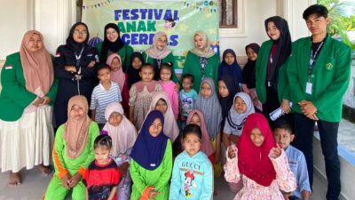 Mahasiswa KKN Kelompok 59 Unimal Gelar Lomba Anak Soleh di Gampong Pulo