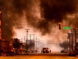 Kebakaran di Los Angeles Amerika Terparah Sepanjang Sejarah