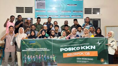 Mahasiswa KKN Kelompok 138 Bersama Aparatur Desa Moncrang Rancang Program Kerja 2025