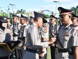 Kapolres Bireuen Pimpin Sertijab PJU Dan Para Kapolsek
