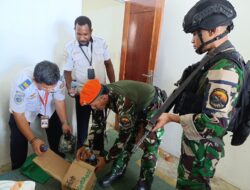 Satgas Kopasgat Pos Nabire Gagalkan Upaya Pengiriman Miras di Bandara Douw Aturure