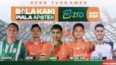 Sejumlah Pemain Bintang Ramaikan Turnamen Bolakaki Piala Apotek ZID Cup II