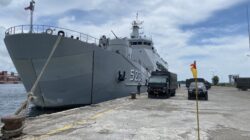 KRI Teluk Palu-523 Kembali Bersandar di Krueng Geukueh