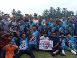 Menang Dramatis Laga di Final, Bangka Jaya FC Juara Piala Pemuda Dakuta