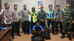 Satgas Kopasgat Pamtas RI-PNG Gagalkan Penyelundupan Narkoba di Bandara Sentani Papua