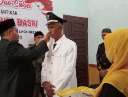 Camat Banda Baro Lantik Tgk Hasanun Sebagai Imum Mukim Lhok Weeng