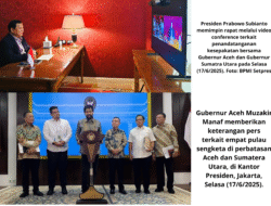 Prabowo Putuskan 4 Pulau Menjadi Milik Provinsi Aceh